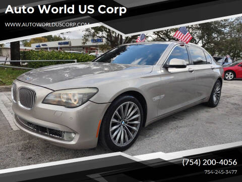 2011 BMW 7 Series for sale at Auto World US Corp in Plantation FL