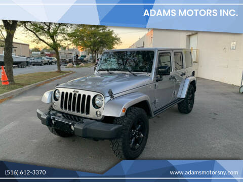 2015 Jeep Wrangler Unlimited for sale at Adams Motors INC. in Inwood NY