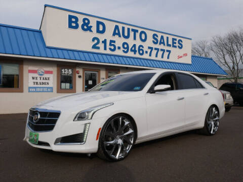2014 Cadillac CTS for sale at B & D Auto Sales Inc. in Fairless Hills PA