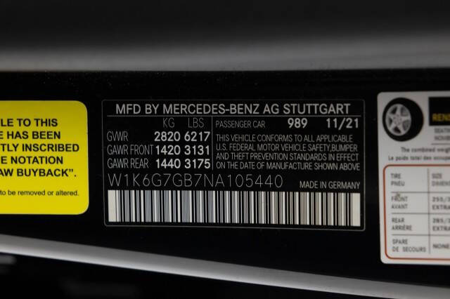2022 Mercedes-Benz S-Class S 580 4MATIC
