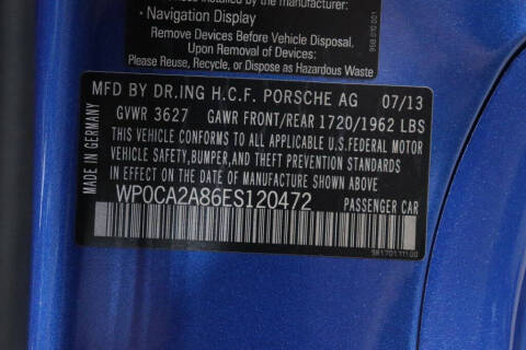 2014 Porsche Boxster