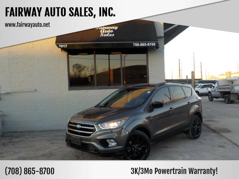 2017 Ford Escape for sale at FAIRWAY AUTO SALES, INC. in Melrose Park IL