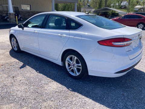 2018 Ford Fusion for sale at McCully's Automotive in Benton KY