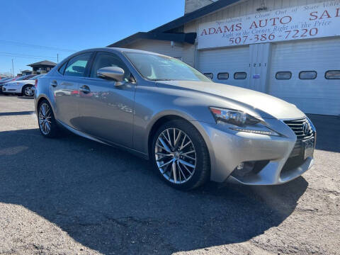 2015 Lexus IS 250 for sale at Adams Auto Sales Inc in Mankato MN