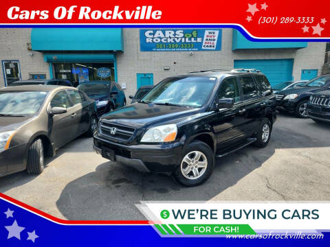 2003 Honda Pilot for sale at Cars Of Rockville in Rockville MD