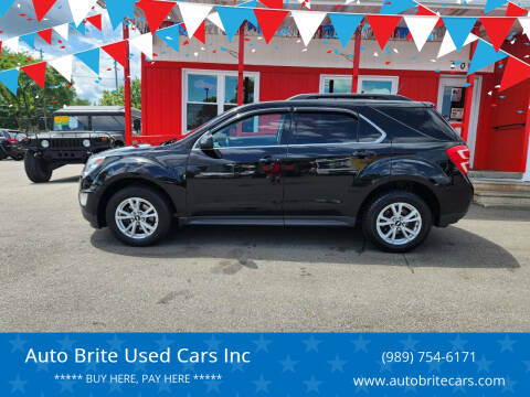 2016 Chevrolet Equinox for sale at Auto Brite Used Cars Inc in Saginaw MI