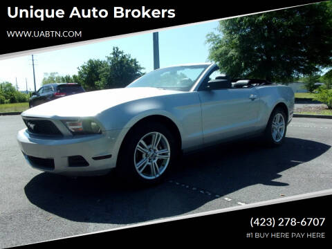 2010 Ford Mustang for sale at Unique Auto Brokers in Kingsport TN