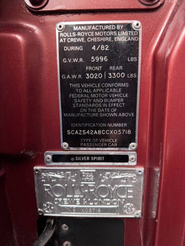 1982 Rolls-Royce Silver Spur