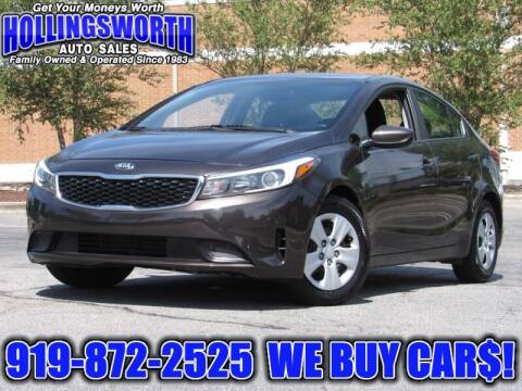 2017 Kia Forte for sale at Hollingsworth Auto Sales in Raleigh NC