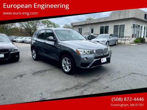 2017 BMW X3 for sale at European Engineering in Framingham MA