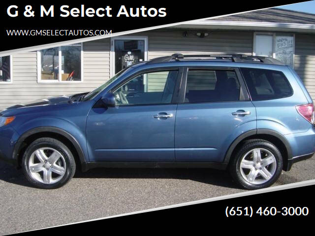 2009 Subaru Forester for sale at G & M Select Autos in Farmington MN