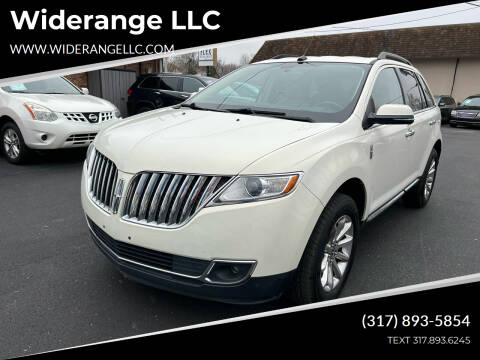 2013 Lincoln MKX for sale at Widerange LLC in Greenwood IN
