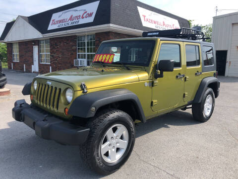 2007 Jeep Wrangler Unlimited for sale at tazewellauto.com in Tazewell TN