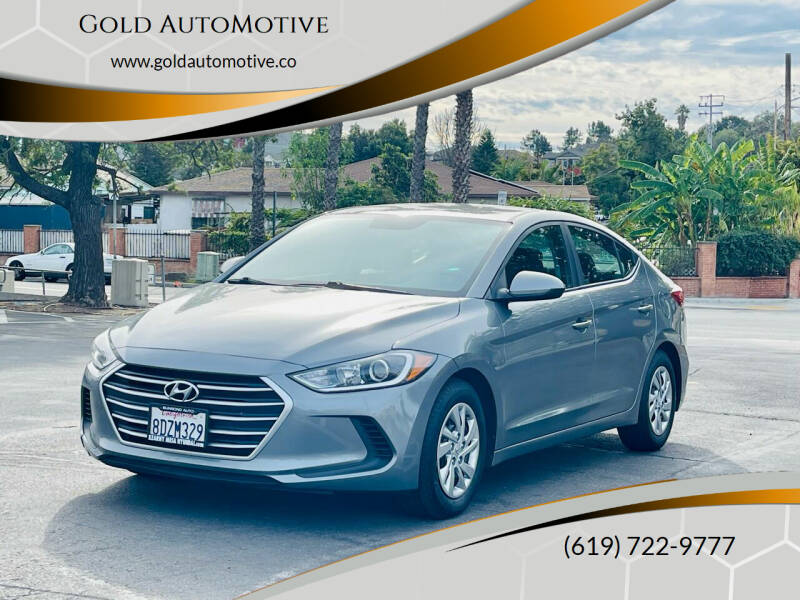 2018 Hyundai Elantra for sale at Gold AutoMotive in San Diego CA