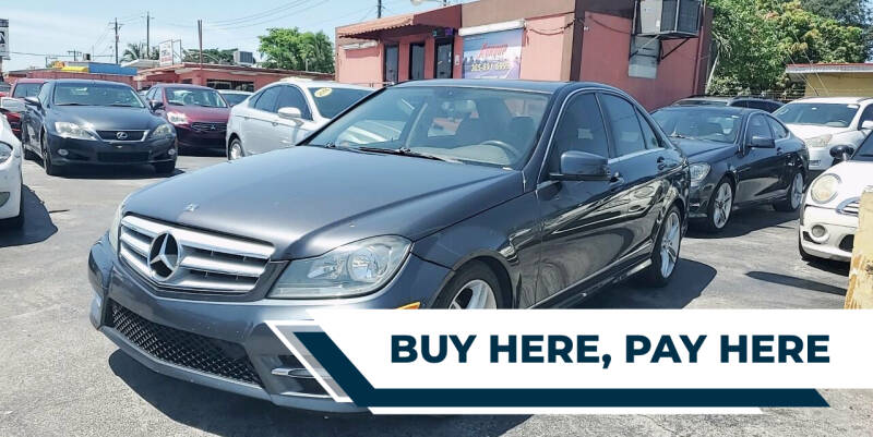 2013 Mercedes-Benz C-Class for sale at A Group Auto Brokers LLc in Opa-Locka FL