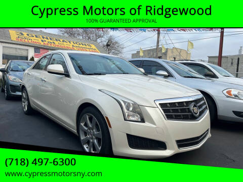 2013 Cadillac ATS for sale at Cypress Motors of Ridgewood in Ridgewood NY