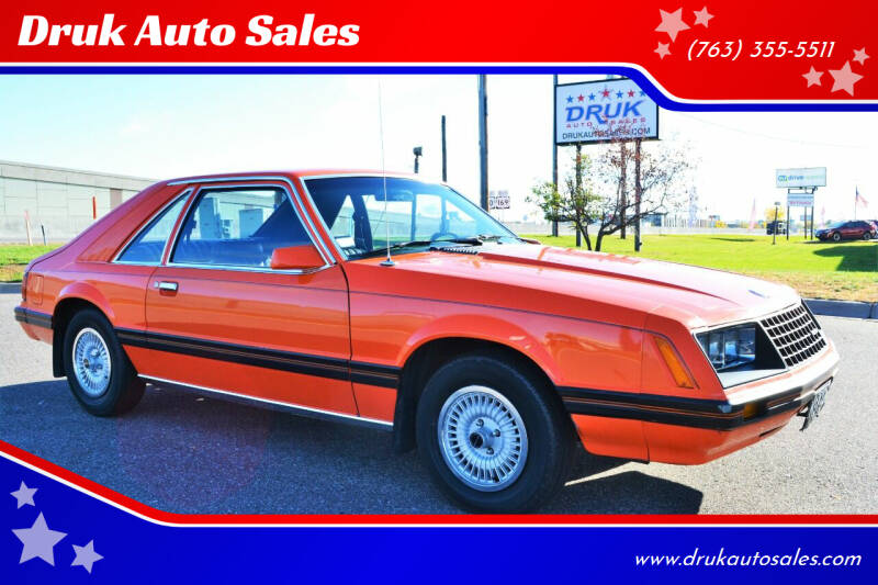 1979 Ford Mustang for sale at Druk Auto Sales in Ramsey MN