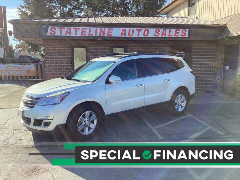 2014 Chevrolet Traverse for sale at Stateline Auto Sales in South Beloit IL