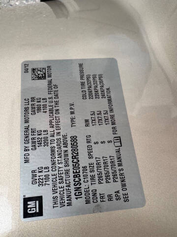 2012 Chevrolet Tahoe LT