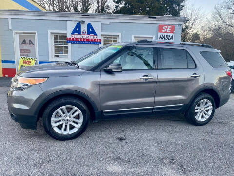2013 Ford Explorer for sale at A&A Auto Sales in Fuquay Varina NC