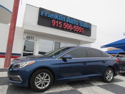 2015 Hyundai Sonata for sale at Franklin Auto Sales in El Paso TX