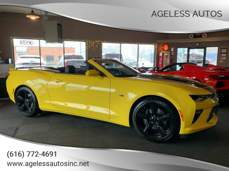 2016 Chevrolet Camaro for sale at Ageless Autos in Zeeland MI