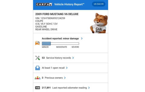 2009 Ford Mustang V6 Deluxe