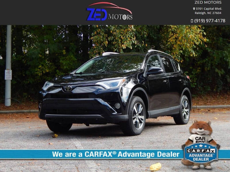 2017 Toyota RAV4 for sale at Zed Motors in Raleigh NC