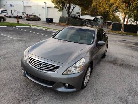 2011 Infiniti G25 Sedan for sale at Best Price Car Dealer in Hallandale Beach FL