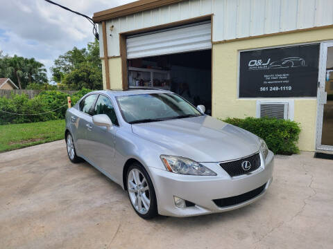 2006 Lexus IS 250 for sale at O & J Auto Sales in Royal Palm Beach FL