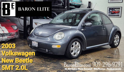 2003 Volkswagen New Beetle for sale at Baron Elite in Upland CA