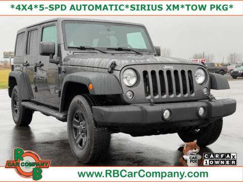 2017 Jeep Wrangler Unlimited for sale at R & B Car Co in Warsaw IN