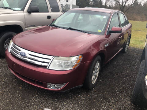 2008 Ford Taurus for sale at CENTRAL AUTO SALES LLC in Norwich NY