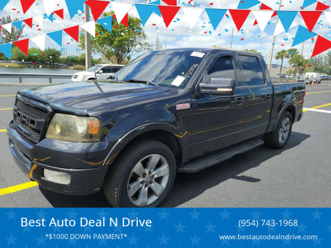 2004 Ford F-150 for sale at Best Auto Deal N Drive in Hollywood FL