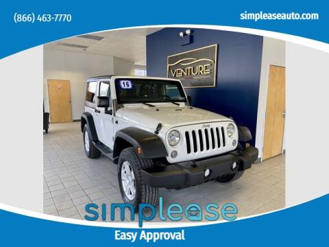 2016 Jeep Wrangler for sale at Simplease Auto in South Hackensack NJ