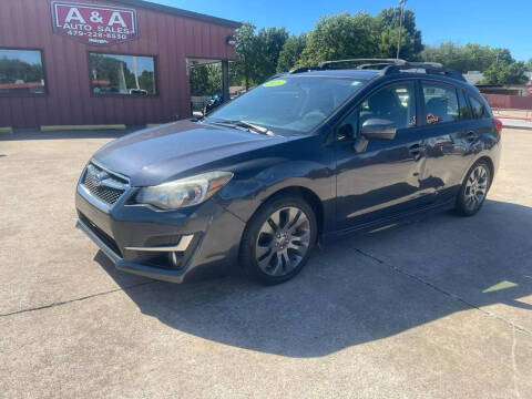 2015 Subaru Impreza for sale at A & A Auto Sales in Fayetteville AR
