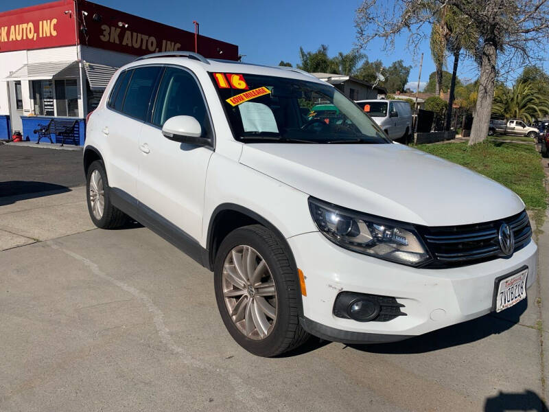 2016 Volkswagen Tiguan for sale at 3K Auto in Escondido CA