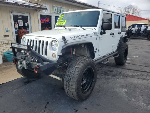2015 Jeep Wrangler Unlimited for sale at Bailey Family Auto Sales in Lincoln AR