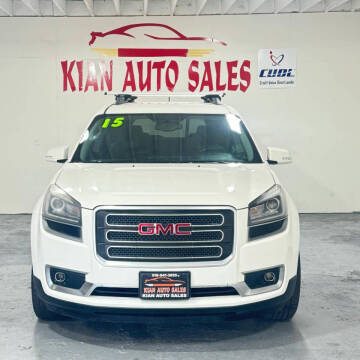 2015 GMC Acadia for sale at Kian Auto Sales in Sacramento CA