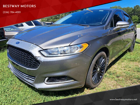 2013 Ford Fusion for sale at BESTWAY MOTORS in Winston Salem NC