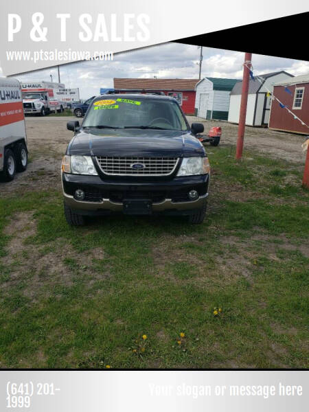 2004 Ford Explorer for sale at P & T SALES in Clear Lake IA