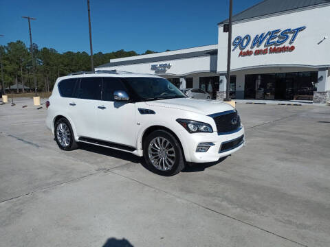 2016 Infiniti QX80 for sale at 90 West Auto & Marine Inc in Mobile AL