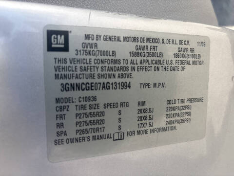 2010 Chevrolet Avalanche LTZ