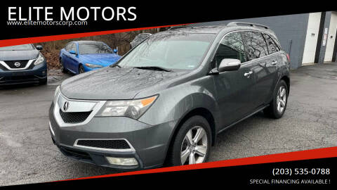 2011 Acura MDX for sale at ELITE MOTORS in West Haven CT