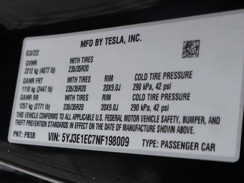 2022 Tesla Model 3 Performance