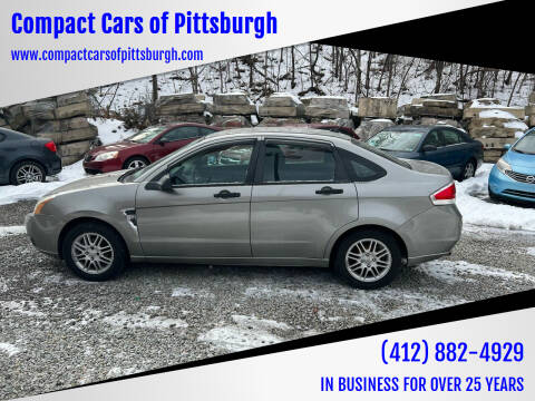 2008 Ford Focus for sale at Compact Cars of Pittsburgh in Pittsburgh PA