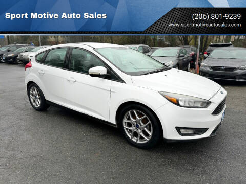 2015 Ford Focus for sale at Sport Motive Auto Sales in Seattle WA