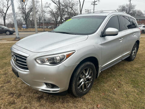 2013 Infiniti JX35 for sale at TOP YIN MOTORS in Mount Prospect IL