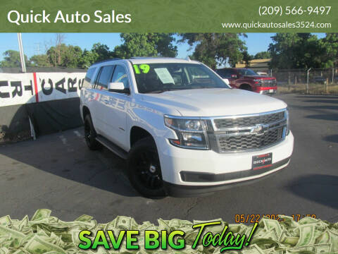 2019 Chevrolet Tahoe for sale at Quick Auto Sales in Ceres CA