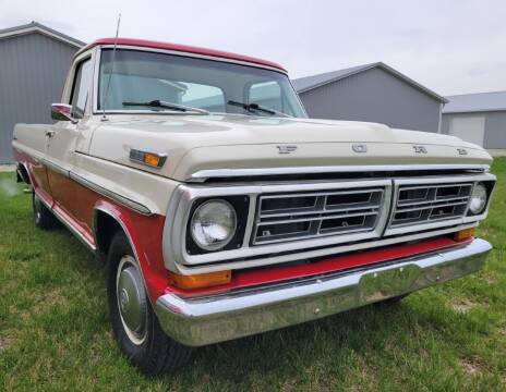 1971 Ford F-100 for sale at Custom Rods and Muscle in Celina OH